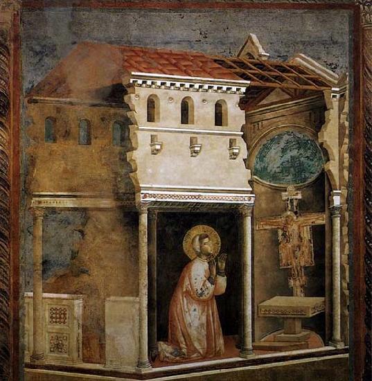 GIOTTO di Bondone Miracle of the Crucifix China oil painting art